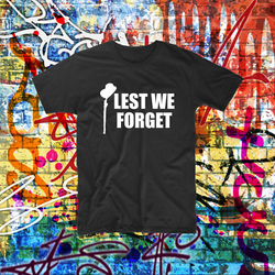 Lest We Forget Custom Shirt Military Army Beard Tee Printed Tee