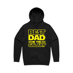 Fathers Day Jumper Best Dad In The Galaxy Star Wars Inspired Present Gift Hoodie