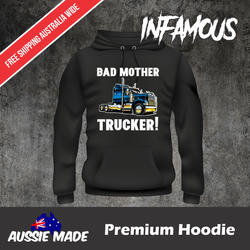 Truck Driver T-shirt Funny BAD MOTHER TRUCKER Tee Shirt Birthday Gift trucking