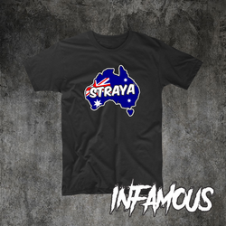 Straya Aussie map Australian custom beer shirt aussie bogan outlaw hoodie tee