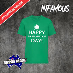 St Patricks Day T Shirt Ireland Irish Drunk Beer Paddy Funny Pub Top Leprechaun