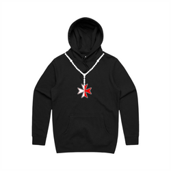 Malta Jumper Maltese Cross Hoodie Jumper Pride Family Custom rosary crew neck