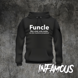 Funcle T-Shirt Definition Funny Gift For Uncle Like A Dad But Way Cooler mens