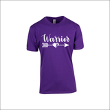 Warrior Cancer Ribbon Shirt Feather Breast Cancer Awareness Tee strong Hope