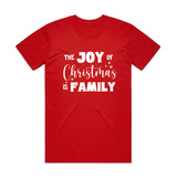 Christmas Shirt Adult White Red Holiday Funny Family Xmas Unisex All Sizes Tee