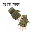 Tactical Hard Knuckle Half Finger Gloves Army Military Airsoft Work Fingerless