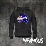 Straya Aussie map Australian custom beer shirt aussie bogan outlaw hoodie tee