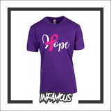 Cancer Ribbon Hope Shirt Feather Breast Cancer Awareness Tee Cancer strong