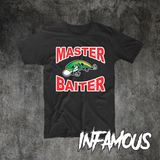 Master Baiter T-SHIRT tee fishing fish tackle worm funny birthday gift present