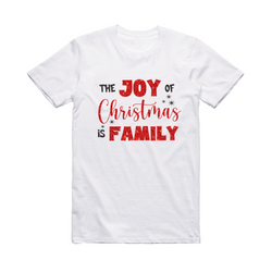 Christmas Shirt Adult White Red Holiday Funny Family Xmas Unisex All Sizes Tee