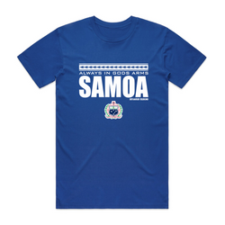 Samoa Shirt Custom Islander Poly Polynesian Samoan Printed T-shirt god bless