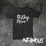 Dog Mum Womens Mens Unisex Paw Print Lover Shirt Pets Animals Doggy Pet Lover