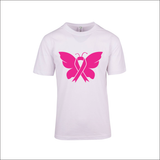 Cancer Ribbon Fck Cancer Shirt Feather Breast Cancer Awareness Tee strong Hope