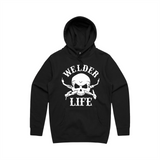 WELDER LIFE Hoodie Mancave beer fridge welding helmet funny Shirt tools welding