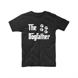 Dog shirt Unisex Paw Print Dog Lover T Shirt Pets Animals Doggy Pet Lover black