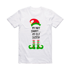 Christmas Shirt Adult White Red Holiday Funny Family Xmas Unisex All Sizes Tee