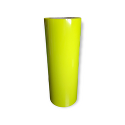 Neon Yellow HTV PU Heat Transfer Vinyl T-Shirt Iron On Vinyl Roll for Cricut