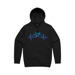 Cycling Heartbeat Pulse Bike HOODIE Riding bicycle funny birthday gift life