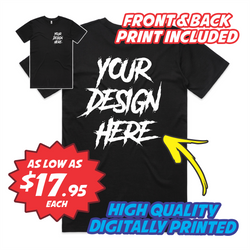 Custom Printed AS Colour T Shirt