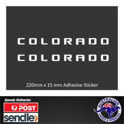 Holden Colorado Decal 4x4 Outdoor Sticker Aussie