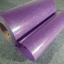 Purple Glitter HTV Heat Transfer Vinyl For Craft Cutter Shirt 50cm x 30cm Art