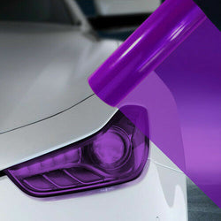 2x A4 Purple Car Headlight Fog Light Tint Film 4x4 4wd led hid bright colour