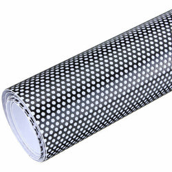 BLACK One Way Vision Perforated Tint Car Window Graphics Privacy Film 1.06M X 3M