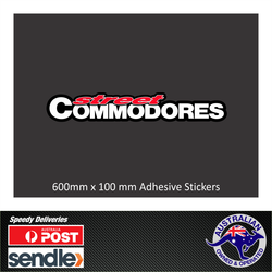 STREET COMMODORES HOLDEN STICKER DECAL 600MM #108