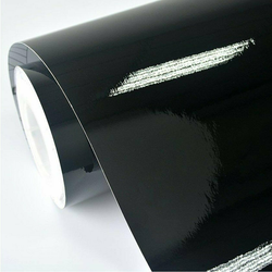 Gloss Black Wrap Vinyl Car Wrapping Film Sheet Auto Protect 1.51M x 90CM