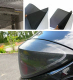 BLACK One Way Vision Perforated Tint Car Window Graphics Privacy Film 1.06M X 2M