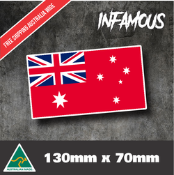 Australian flag sticker quality water & fade proof vinyl oz pride small bogan oz