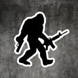 Sasquatch Big Foot Funny Vinyl Decal Window Sticker car Tumbler caravan van bike