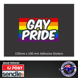 GAY PRIDE RAINBOW LOVE AUSTRALIA GAY RIGHTS FLAG 150mm