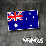 X Large Australian flag sticker quality water & fade proof vinyl oz pride