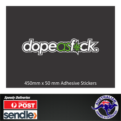 DOPEASF*CK JDM HASH DOPE STICKER DECAL 450MM #110