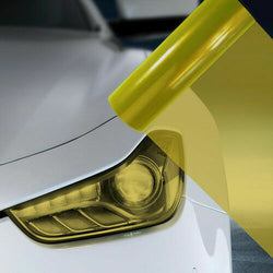 2x A4 Yellow Car Headlight Fog Light Tint Film 4x4 4wd led hid