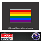 GAY PRIDE LOVE AUSTRALIA GAY RIGHTS FLAG 150mm