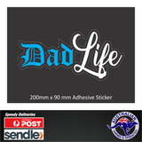 Dad Life Boy Girl Sticker Decal Funny Car Prank Laptop car Bumper