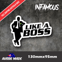 LIKE A BOSS JDM Sticker - Funny Sticker Drift JDM Sticker illest HOON static