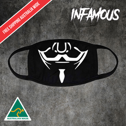 anonymous face mask rebellion clan | Re-Usable Washable Lightweight Face mask